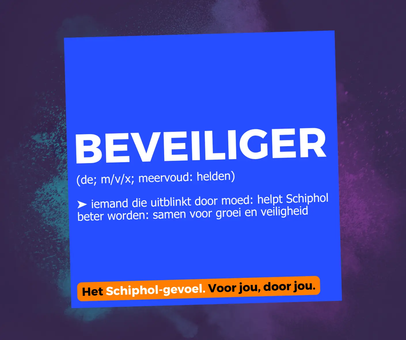 WeYou recruitment marketing vond beveiliging medewerkers voor Schiphol Airport