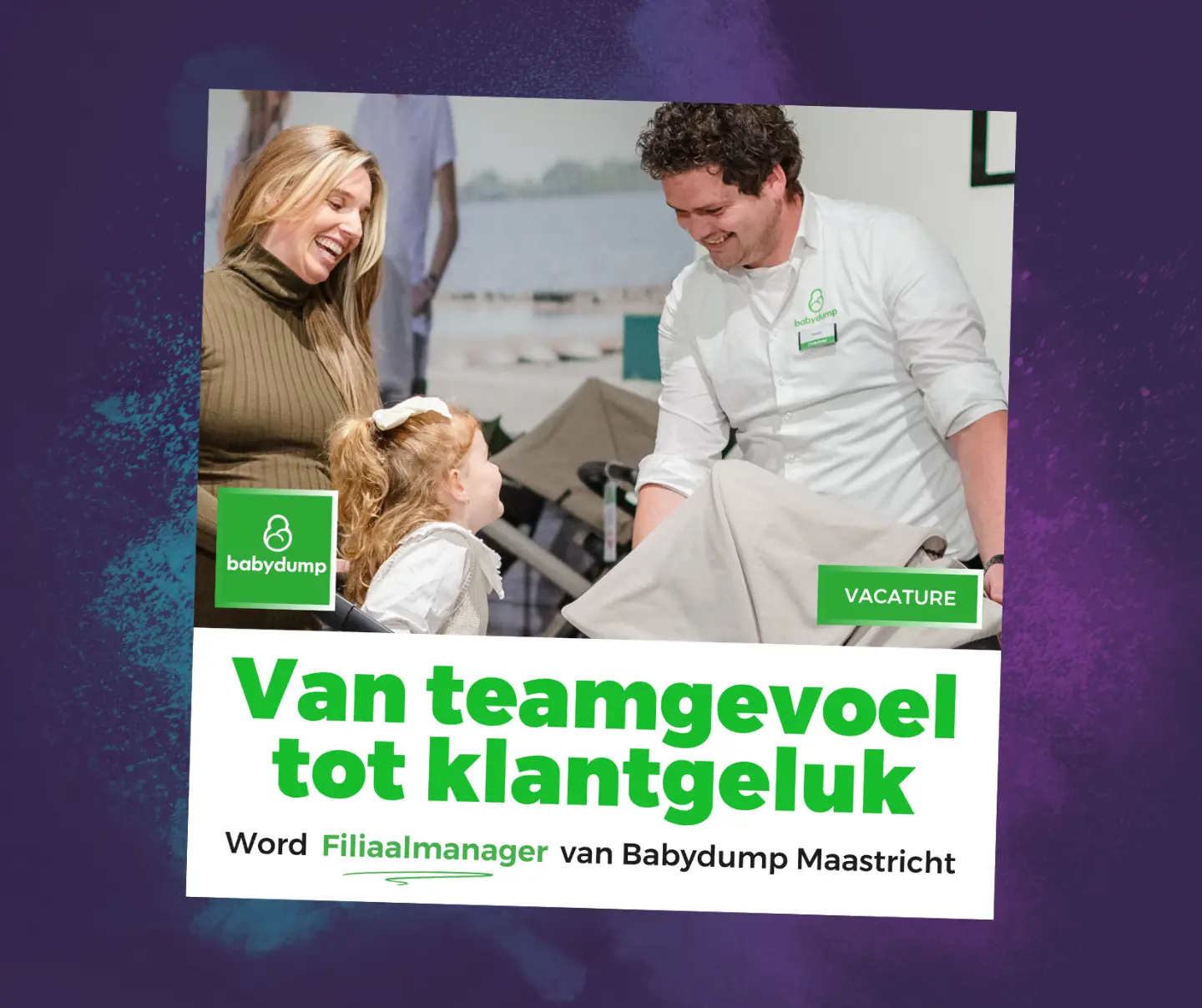 Babydump vind personeel met weyou recruitment marketing