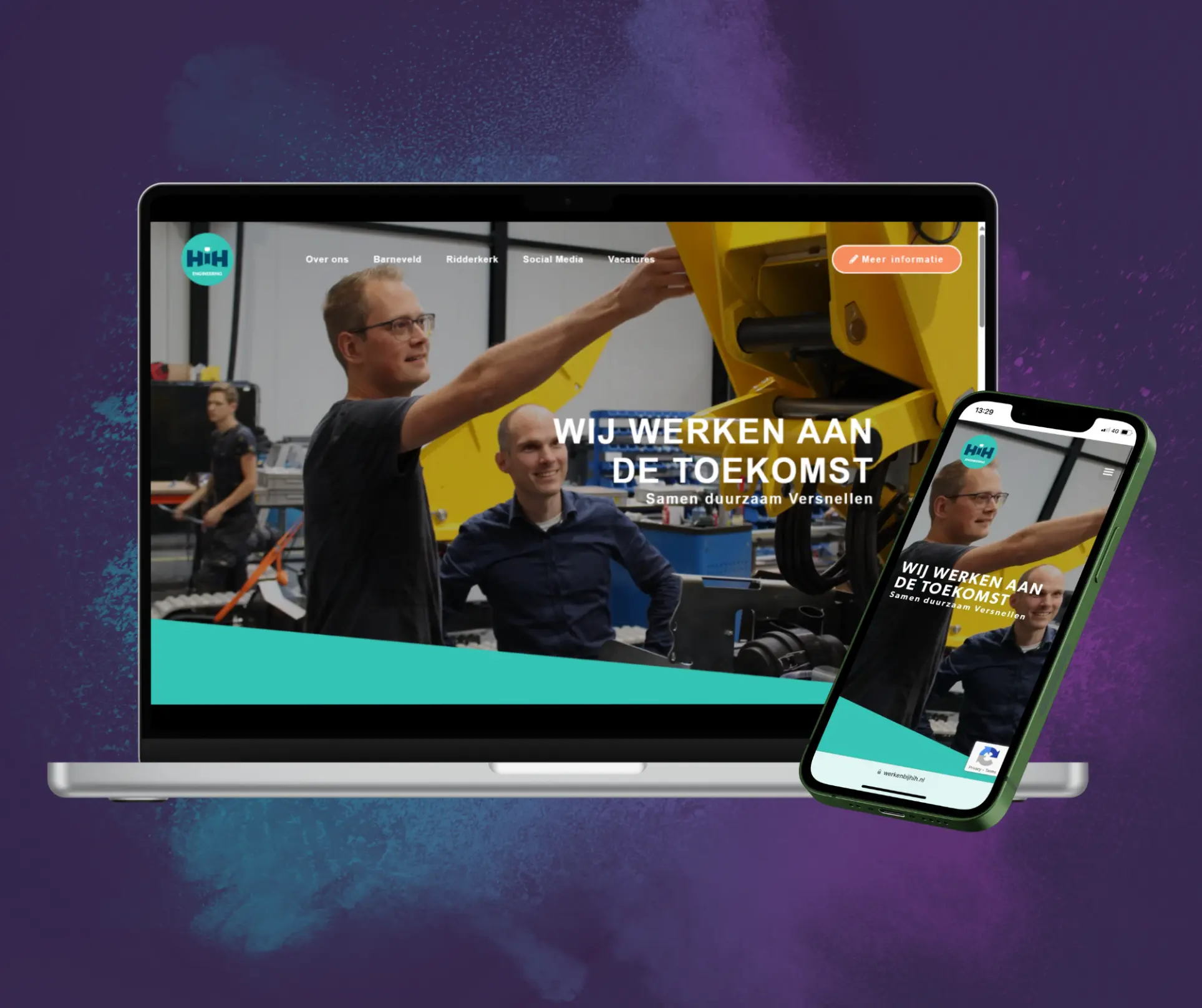 werken bij website van hih engineering door weyou recruitment marketing